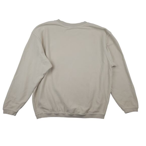 Chicka-d Men's MIT 1/4 Zip & Crewneck Sweatshirt Bundle Sz Small Gray & Cream - Picture 7 of 16